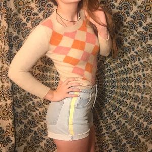 Argyle J. Crew Cashmere Sweater